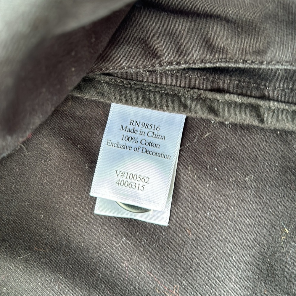 Size 8 Coldwater Creek Black Jacket Top - Picture 9 of 9